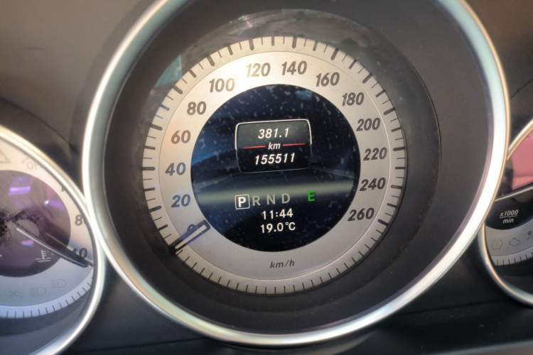 Used Mercedes-Benz C-Class 2011 C 200 Fashion Travel Edition Odometer Close Up