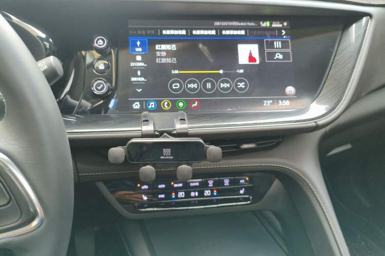 Used Buick Envision 2023 Encore S 552T Two-Wheel Drive Luxury Model Audio And AC Panel