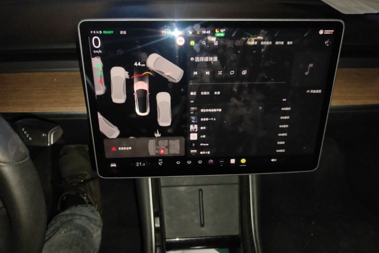 Used Tesla Model 3 2020 Refreshed Version Long-Range Rear-Wheel Drive Audio And AC Panel