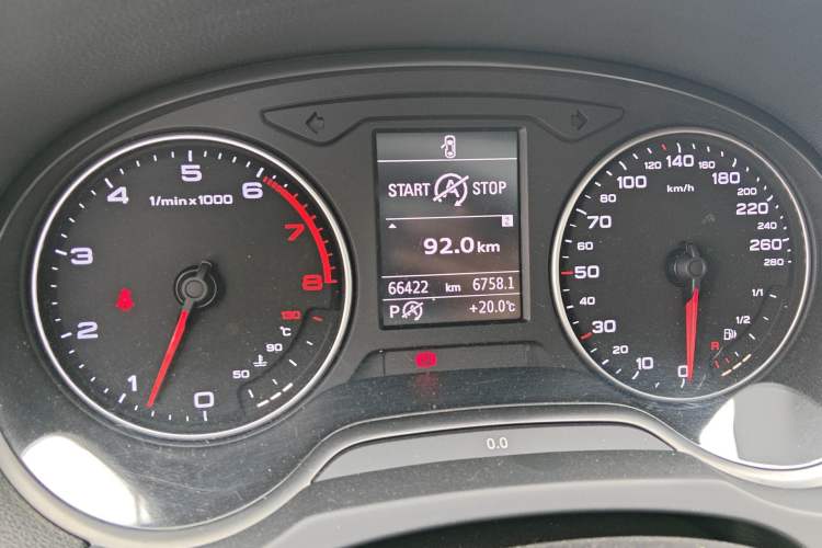 Used Audi A3 2015 Sportback 35 TFSI Millionth Anniversary Comfort Model Odometer Close Up