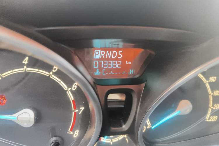 Used Ford Fiesta 2013 Hatchback 1.5L Automatic Fashion Edition Odometer Close Up