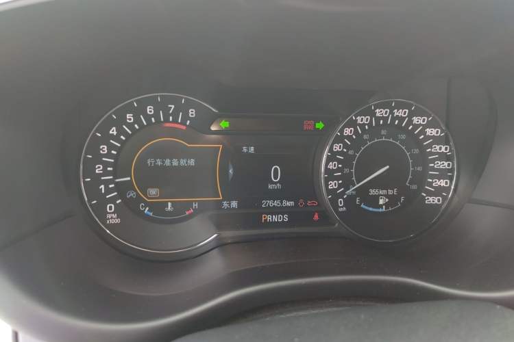Used Lincoln MKC 2017 2.0T Two-Wheel Drive Zunyue Edition Instrument Cluster