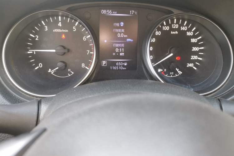 Used Nissan Qashqai 2019 2.0L CVT Smart Enjoyment Version Odometer Close Up