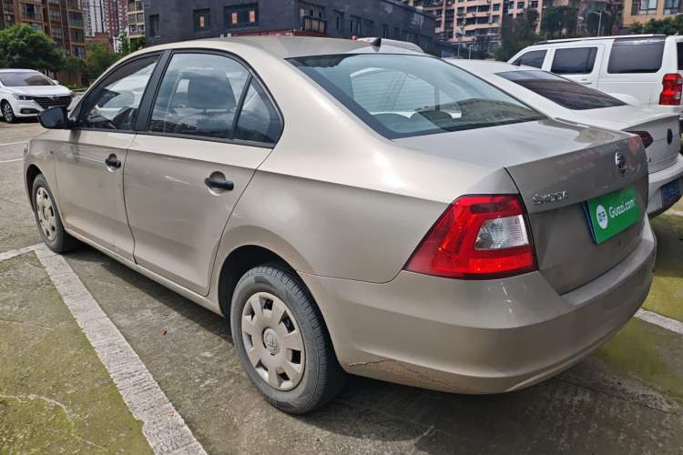 Used Skoda Rapid 2016 1.4L Manual Front-Wheel Drive Model Rear Left 45 Deg