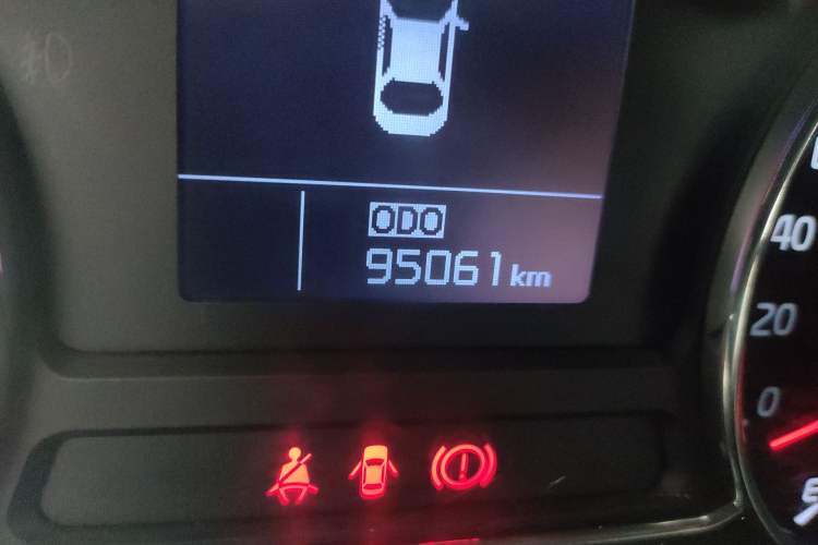 Used Kia K3 2015 1.6L Manual GLS Odometer Close Up