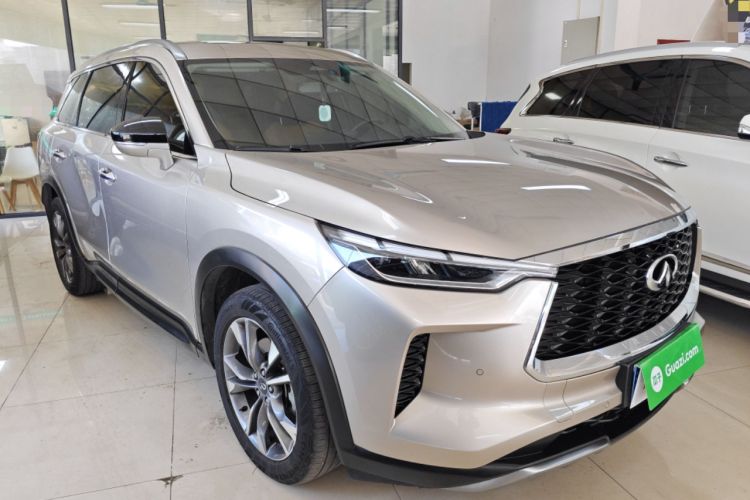 Used Infiniti QX60 2024 2.0T All-Wheel-Drive Excellence Edition Front Right 45 Deg