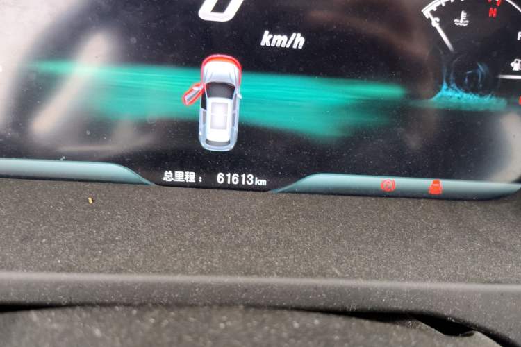 Used Zotye T600 2016 Sport Edition 1.5T Manual Prestige Model Odometer Close Up