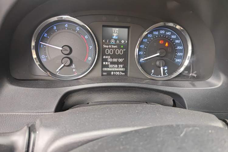 Used Toyota Levin 2018 185T CVT Luxury Edition China V Standard Odometer Close Up