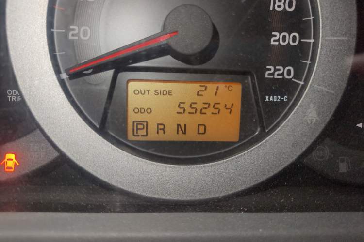 Used Toyota RAV4 2011 2.0L Automatic Luxury Edition Odometer Close Up