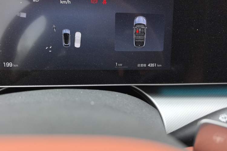 Used BYD Sealion 07 EV 2025 550 All-Wheel Drive Intelligent Driving Version Odometer Close Up