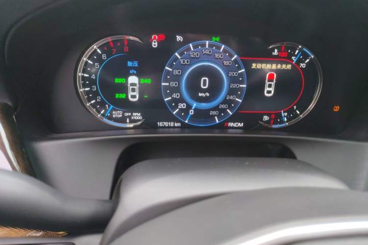Used Cadillac CT6 2017 28T Luxury Model Odometer Close Up