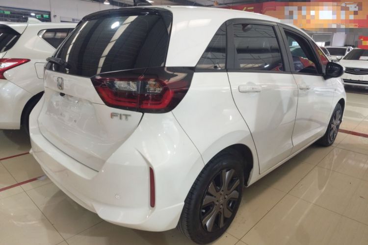 Used Honda Fit 2022 1.5L CVT Trendy Sunroof Edition Rear Right 45 Deg