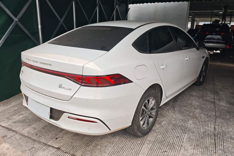 Used BYD Qin PLUS 2024 HONOR Edition DM-i 55KM Leading Model Rear Right 45 Deg