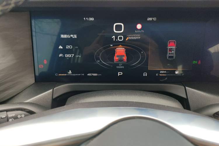 Used Tank 300 2024 2.0T Challenger Odometer Close Up