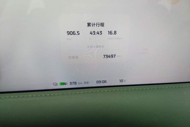 Used IM LS6 2023 Max Long-Range Version Odometer Close Up