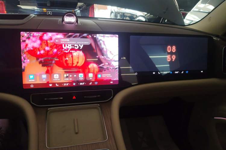 Used Hima AITO M9 2024 Range-Extended Ultra Version 52 kWh 6-Seater Model Audio And AC Panel