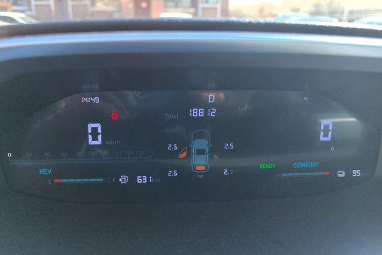 Used CHANGAN NEVO Q05 2025 Truly Delicious Version 125 Leading-Edge Edition Odometer Close Up