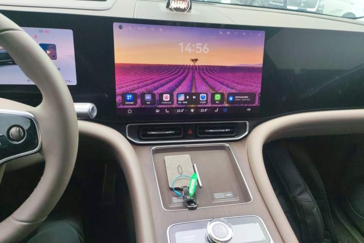 Used Hima AITO M9 2024 Range-Extended Ultra Version 52 kWh 5-Seater Model Audio And AC Panel