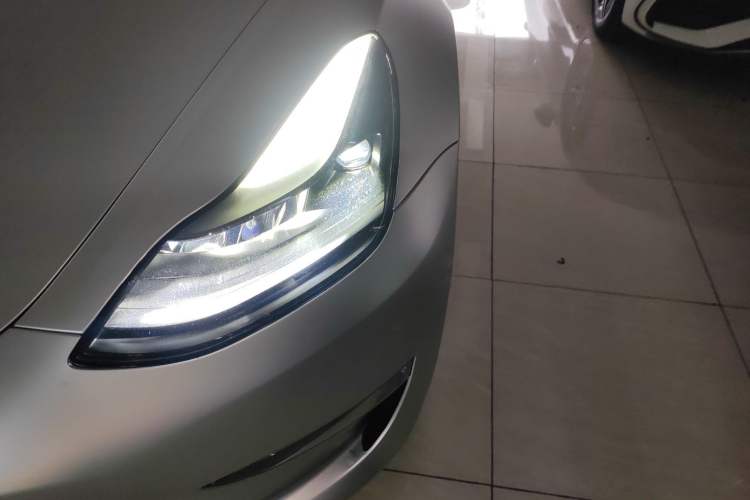 Used Tesla Model 3 2022 Performance High-Performance All-Wheel-Drive Version Left Front Headlight