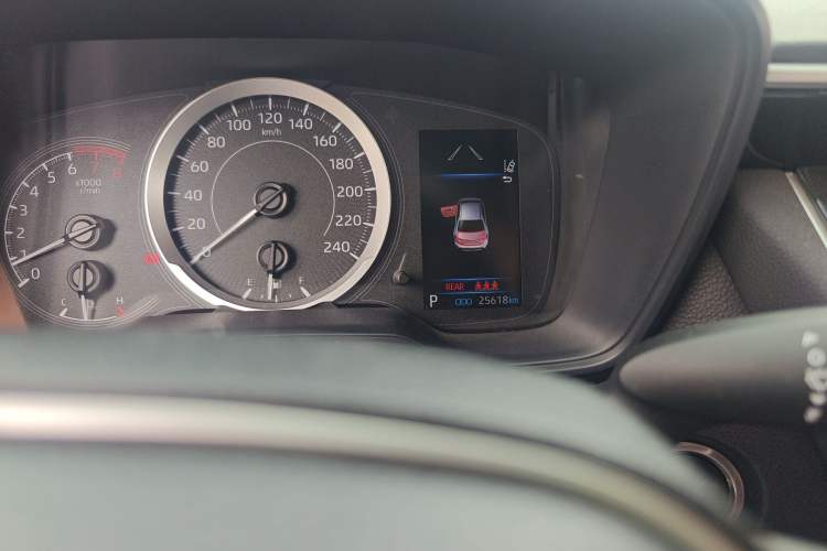 Used Toyota Levin 2019 185T CVT Sport Edition China V Standard Odometer Close Up