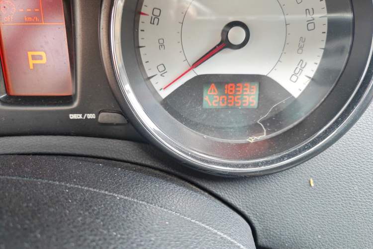 Used Peugeot 308 2012 1.6T CC Fashion Edition Odometer Close Up