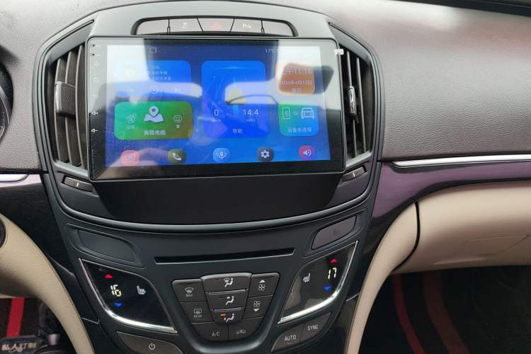 Used Buick Regal 2014 2.0L Elite Fashion Edition Audio And AC Panel