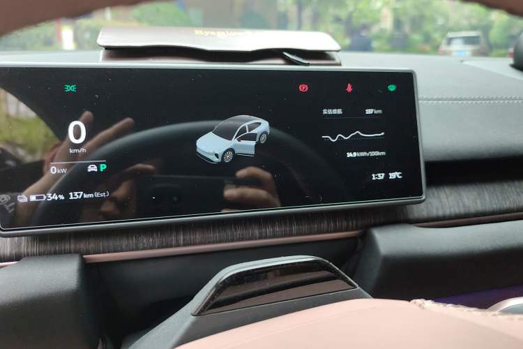 Used Nio EC6 2023 75 kWh Instrument Cluster