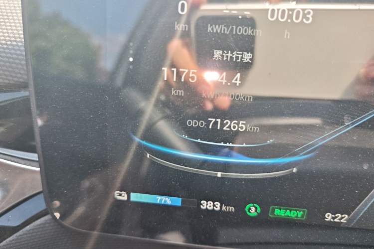 Used AION V 2021 Evolution Edition 70 Intelligent Leading Edition Odometer Close Up