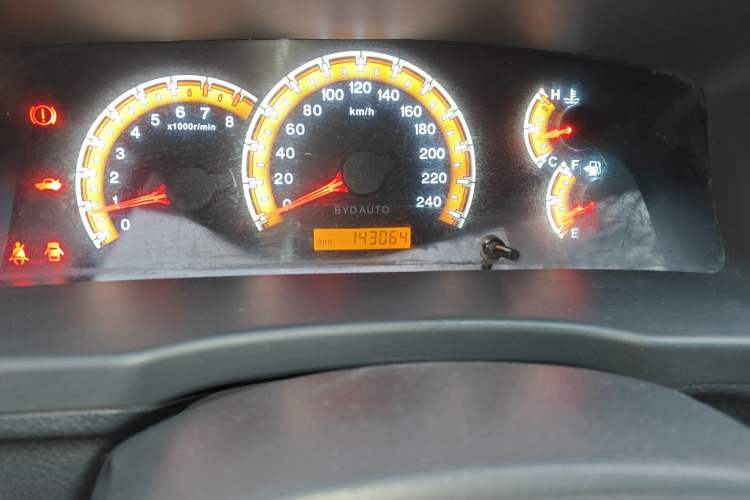 Used BYD F3 2015 Energy-Efficient Model 1.5L Manual Comfort Edition Odometer Close Up