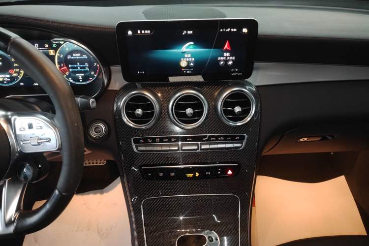 Used Mercedes-Benz GLC Coupe AMG 2020 AMG GLC 43 4MATIC Coupe SUV Audio And AC Panel