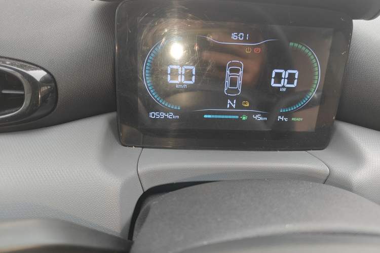 Used Leapmotor T03 2020 400 Lite Edition Odometer Close Up