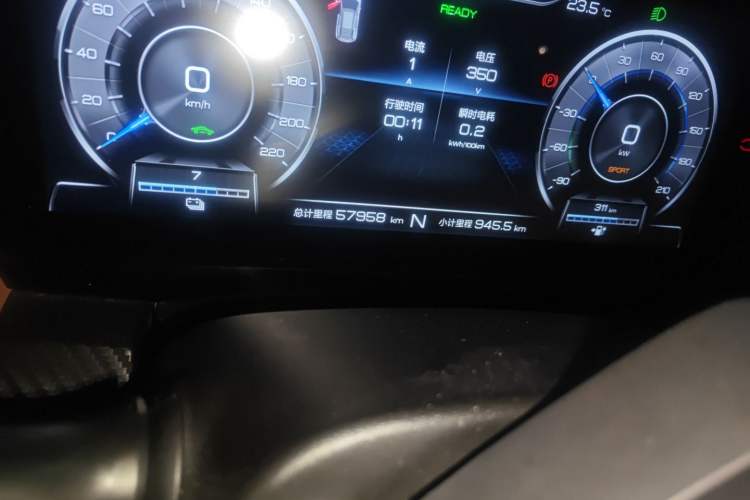 Used Chery New Energy eQ5 2020 High-Energy Pro Edition Odometer Close Up