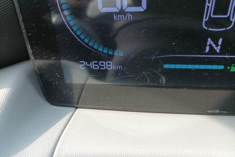 Used Leapmotor T03 2022 Crystal Edition Odometer Close Up