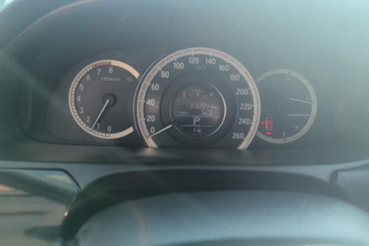 Used Honda Accord 2016 2.0L Elite Edition Odometer Close Up