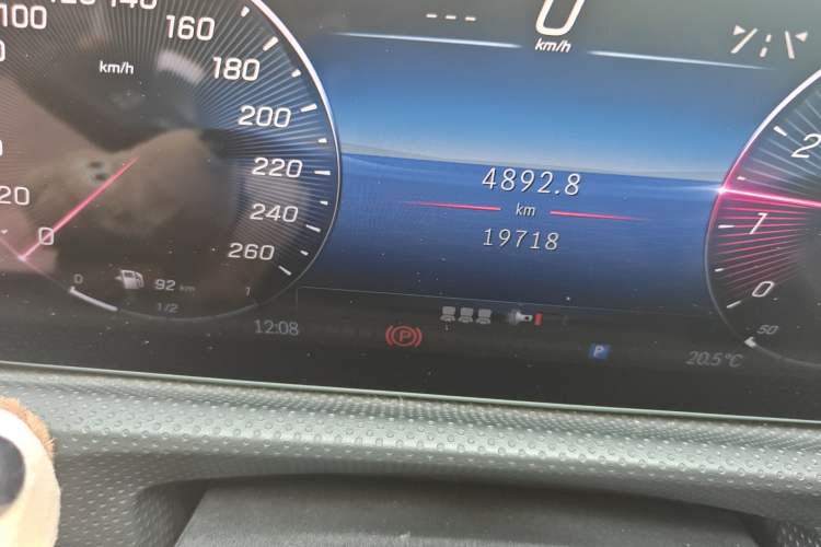 Used Mercedes-Benz A-Class 2023 A 200 L Fashion Model Odometer Close Up