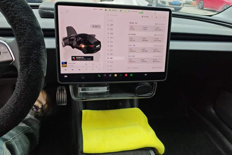 Used Tesla Model 3 2025 Model Revised Long-Range All-Wheel-Drive Version Audio And AC Panel