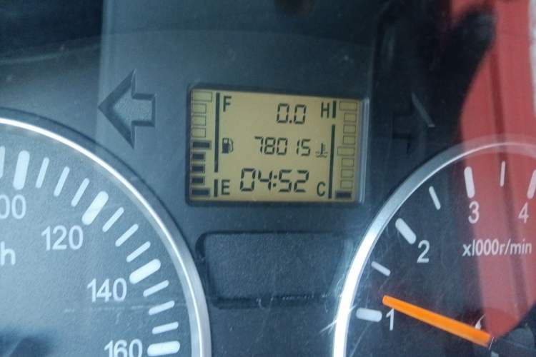 Used BAIC Weiwang 205 2013 1.0L Joy version Odometer Close Up