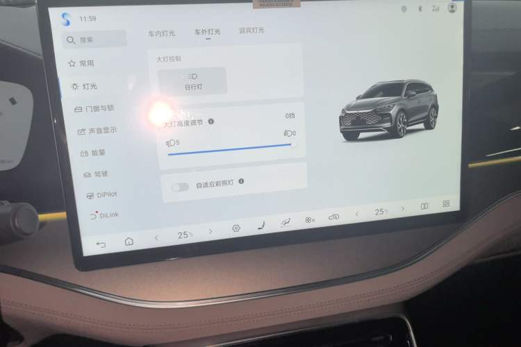 Used BYD Tang New Energy 2025 Intelligent Driving Version DM-i 115KM Flagship Edition Audio And AC Panel