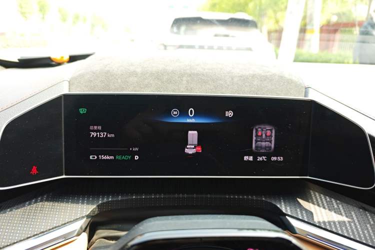 Used Zeekr 001 2022 Ultra-Long Range Dual-Motor YOU Version Instrument Cluster