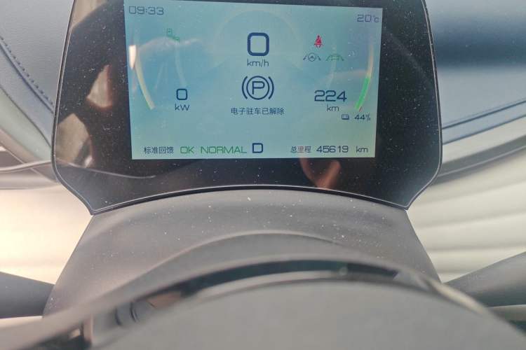 Used BYD Yuan PLUS 2022 510 km Flagship Version Odometer Close Up