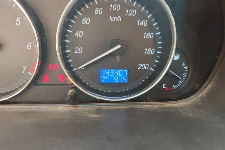 Used BAIC Weiwang M30 2015 1.5L Basic Version DAM15 Odometer Close Up