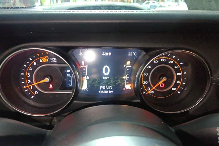 Used Jeep Wrangler 2019 2.0T Sahara 4-Door Version China V Standard Instrument Cluster