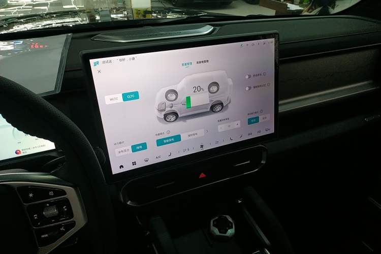 Used JETOUR Shanhai Traveler C-DM 2024 C-DM 208KM Mountain & Wilderness Edition Audio And AC Panel