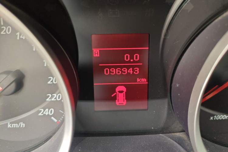 Used Mitsubishi Lancer EX 2010 Fashion Edition 1.8L CVT Comfort Trim Odometer Close Up