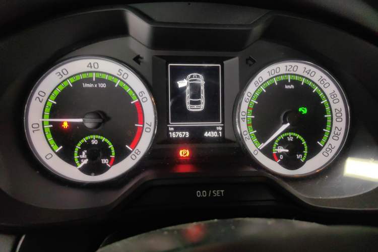 Used Skoda Octavia 2018 Station Wagon TSI230 DSG Luxury Edition Instrument Cluster