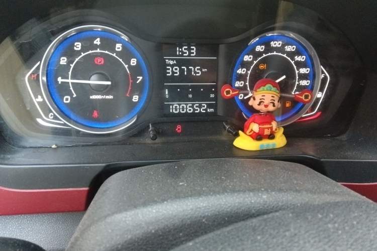 Used BAIC Changhe Q25 2016 1.5L Manual Fun Edition Odometer Close Up