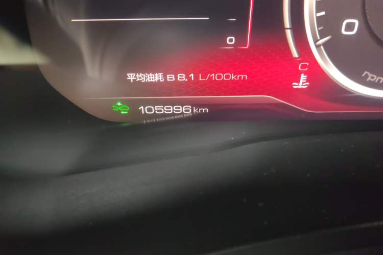 Used Haval F7x 2019 1.5T Two-Wheel Drive Intelligent Technology Edition Odometer Close Up