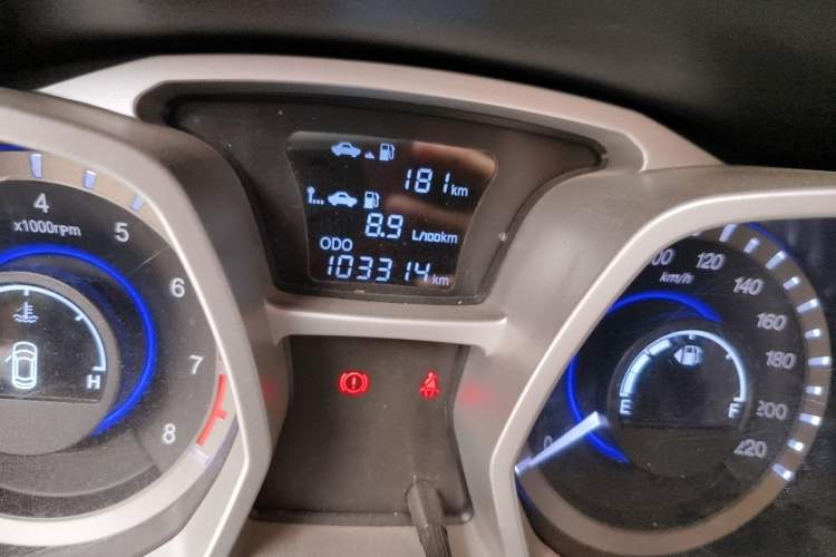 Used JAC Group Refine S3 2016 1.5L Manual Luxury Model Odometer Close Up