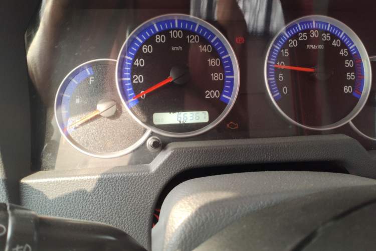 Used BAW Warrior Pickup  Odometer Close Up