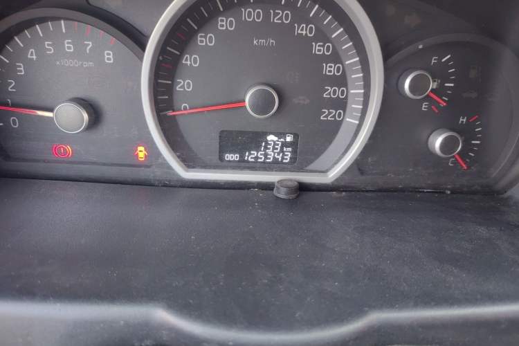 Used Kia Sportage 2013 2.0L Manual Two-Wheel Drive GLS Odometer Close Up